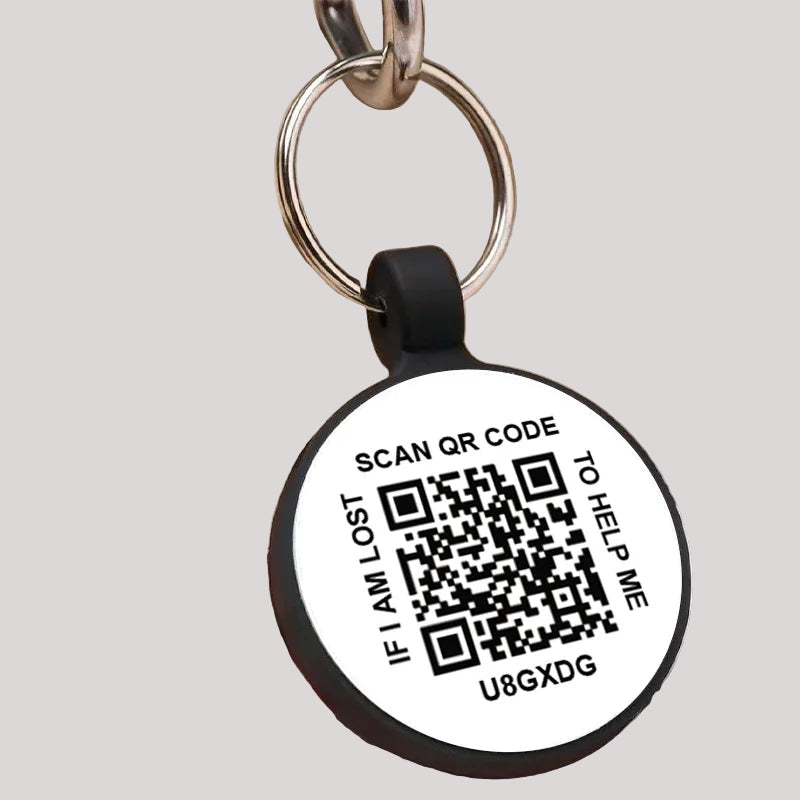 QR-תג חכם מזהה לכלב או חתול עם קוד